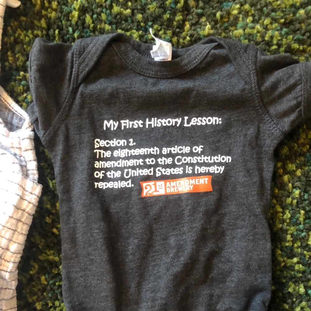 First amendment brewery onesie